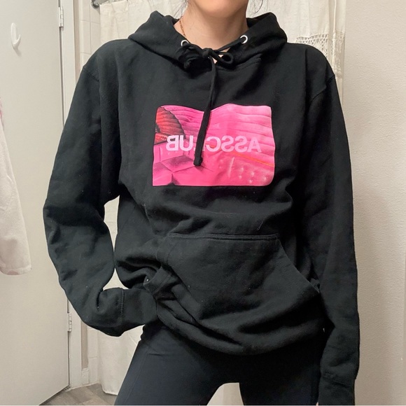 Anti Social Social Club Other - Anti Social Social Club | SS19 Glitter Hoodie | Black/Pink | Size M | NWOT